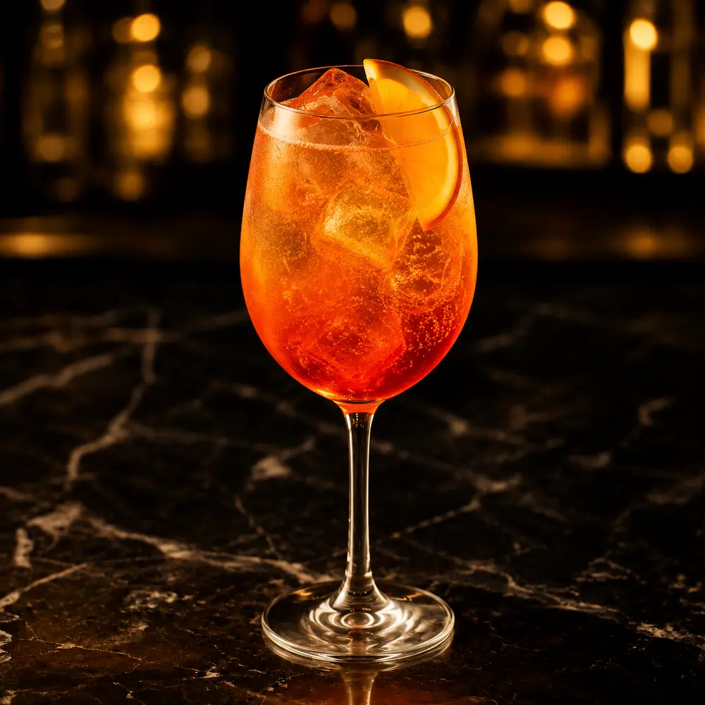 Drink Aperol Spritz preparado pela Dudu Drinks