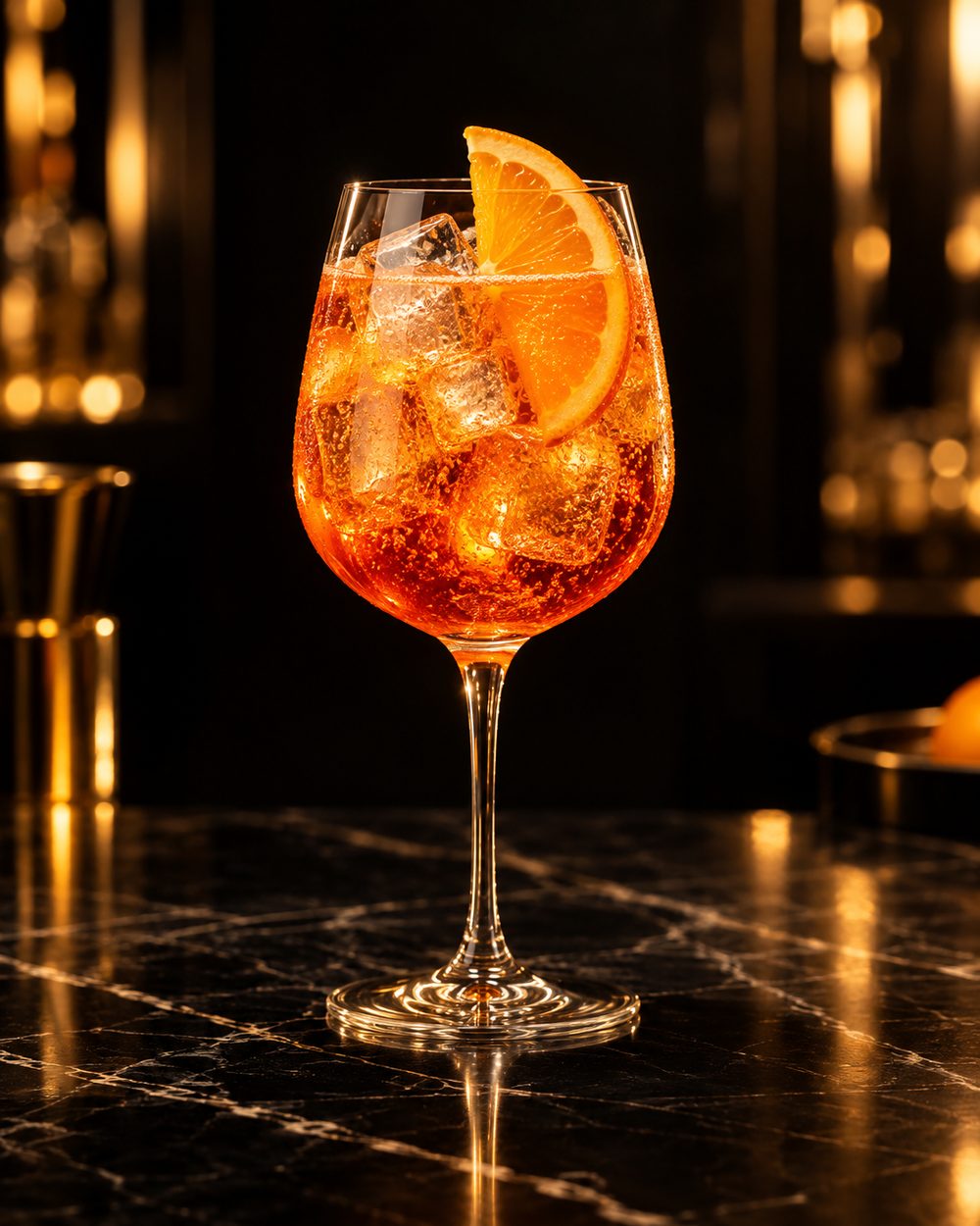 Aperol Spritz preparado para o evento