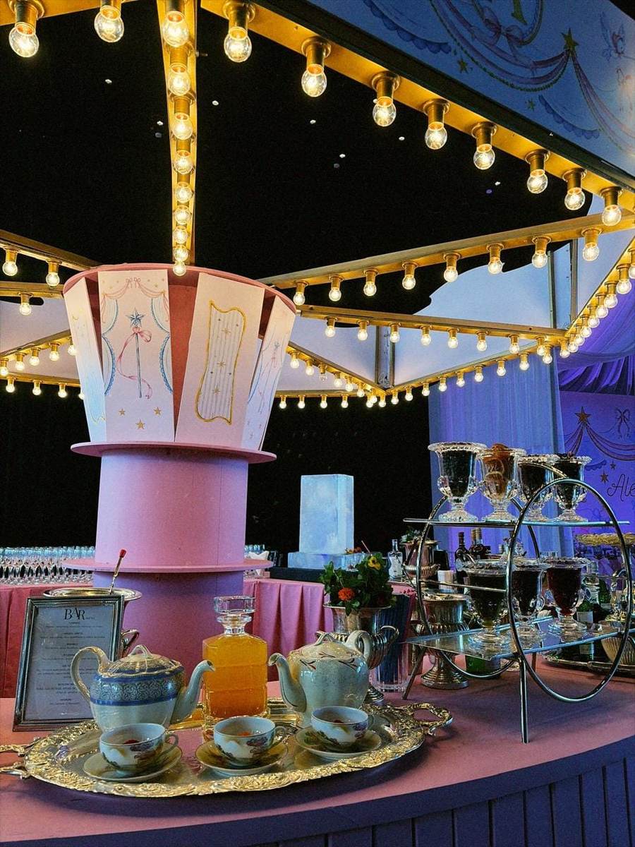 Bar de drinks em evento especial