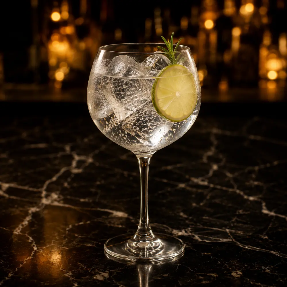 Drink Gin & Tônica preparado pela Dudu Drinks