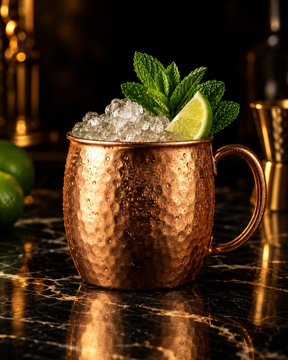Moscow Mule preparado para o evento