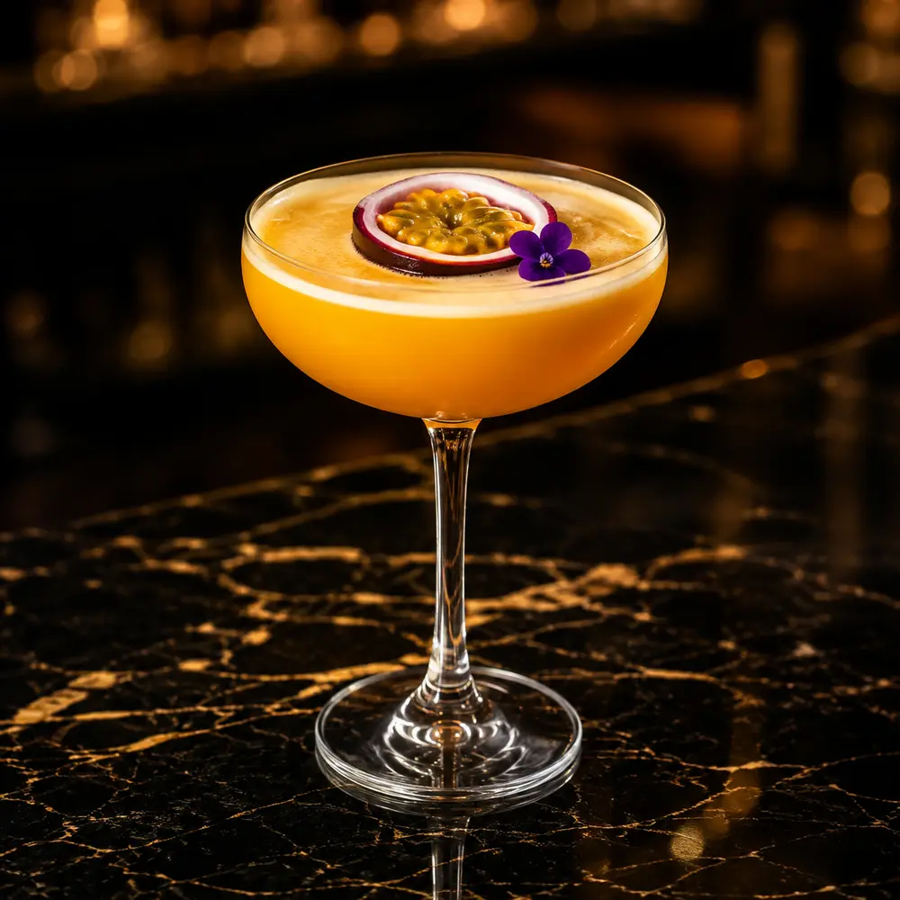 Drink Porn Star Martini preparado pela Dudu Drinks