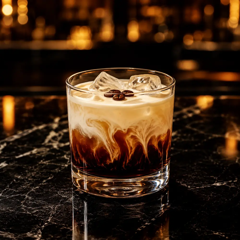 Drink White Russian preparado pela Dudu Drinks